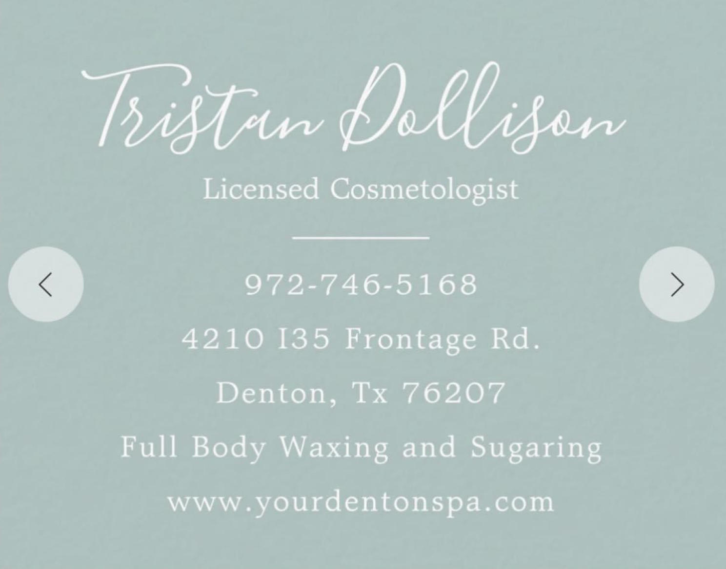 Licensed Cosmetologist